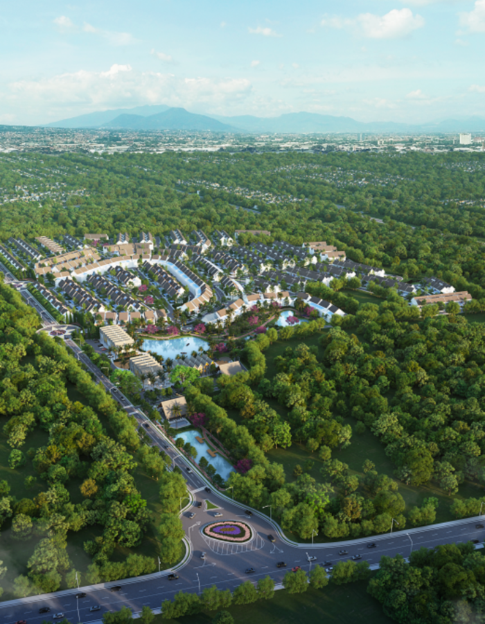 View Pegunungan Keindahan pemandangan barisan pegunungan.